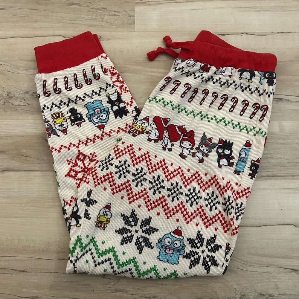 Hello Kitty & Friends x Forever 21 Thermal Pajama Pants Size Medium